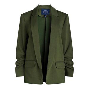 Scoop Women's and Women’s Plus Relaxed Ultimate ScubaKnit Blazer Size S